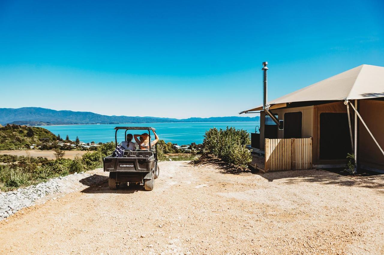 Drift Off Grid Luxury Eco Glamping Hotell Tarakohe Eksteriør bilde